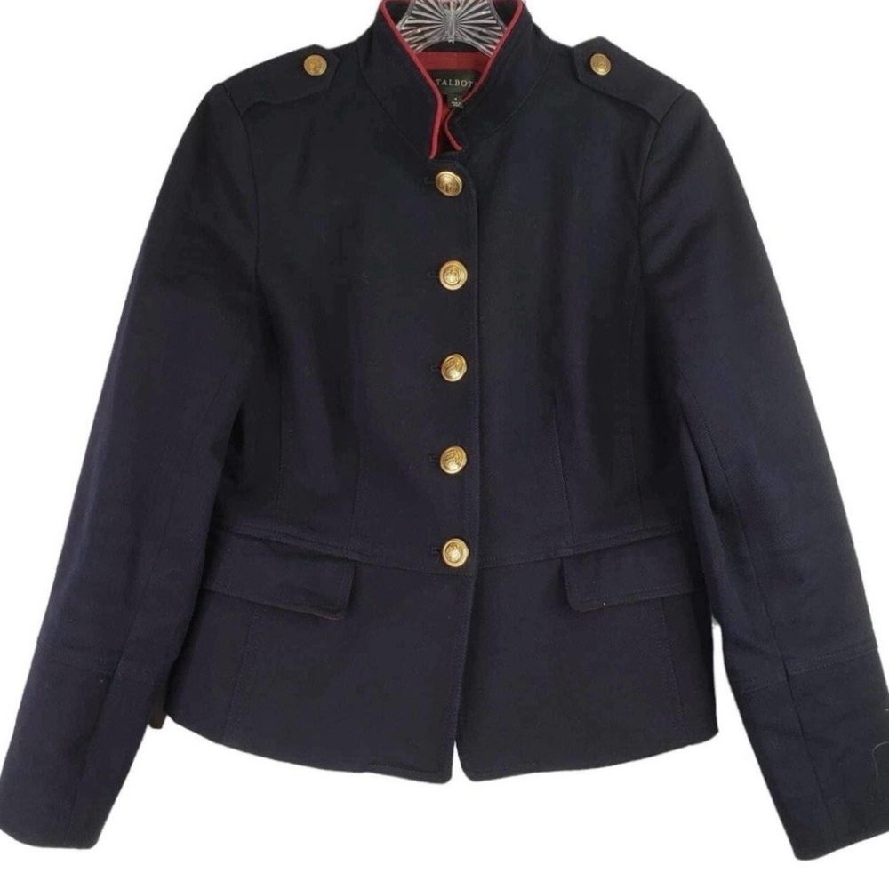 Talbots Women's Military Style Cropped Jacket